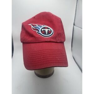 '47 Franchise Tennessee Titans L Large Fitted Red Retro Dad Cap Hat Rare NFL